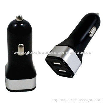 Car Chargers with 5V/2.1A Output, CE, FCC, RoHS Marks